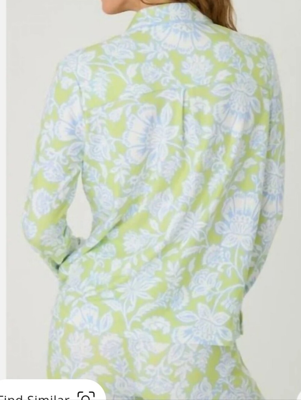 PJ Salvage Womens Electric Lime Beautiful Life Floral Print Pajama Set. Sz M NWT - Picture 4 of 10